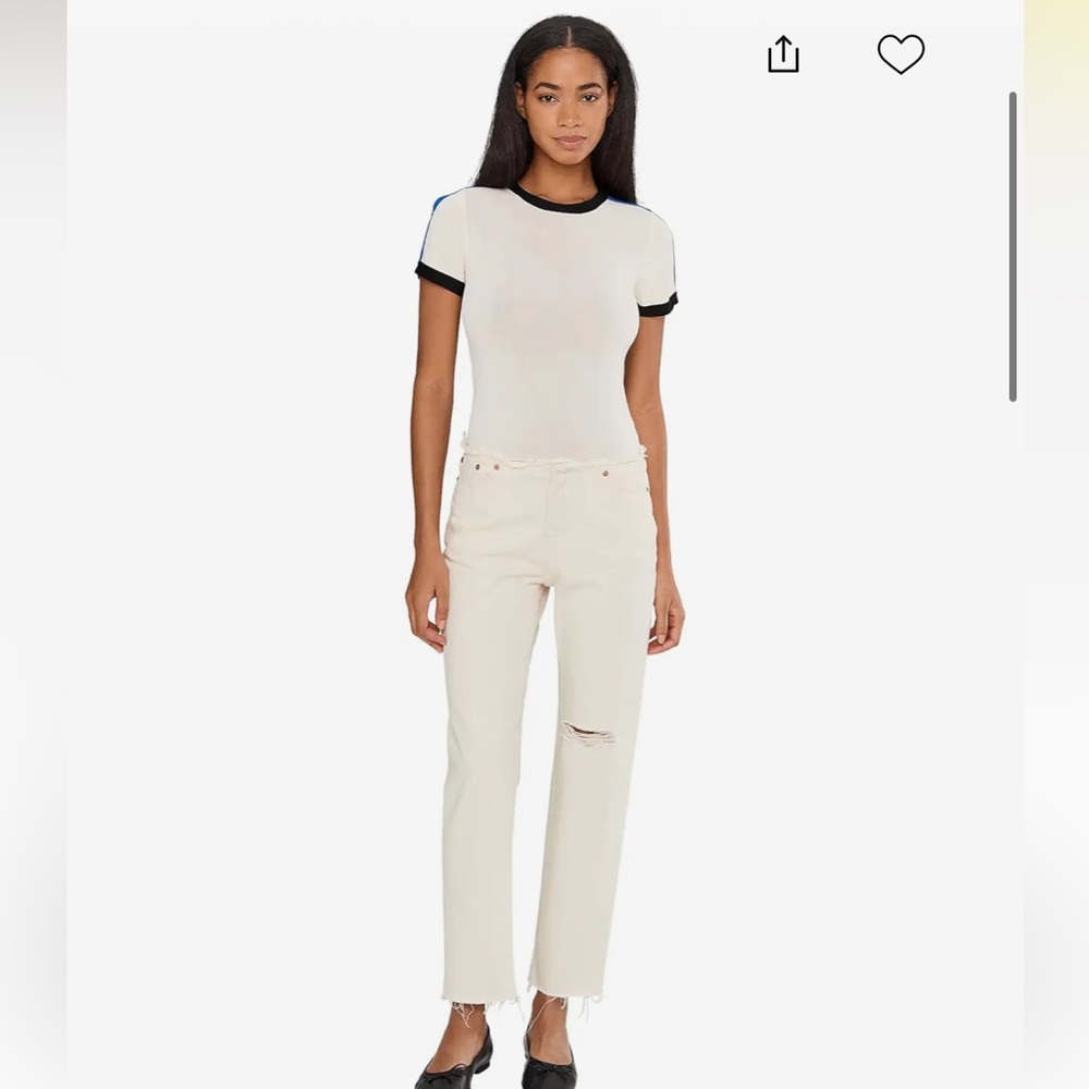 Levi's ripped wedgie straight jeans